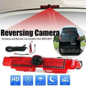 1080P Brake Light Rear View Camera for Chevrolet GMC Savana 1500 2500 2003-2019 - Picture 1 of 11