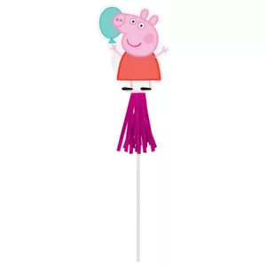FAVORES VARITA PEPPA PIG ""Fiesta confeti"" (8 quilates) - Suministros para fiesta de cumpleaños favoritos juguete - Imagen 1 de 1