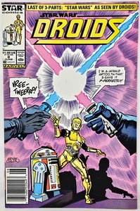 Marvel Star Comics Star Wars Droides #8 Edición Newstand 1986 Edad de Cobre 8,5 En estado bastante bueno+ - Imagen 1 de 13