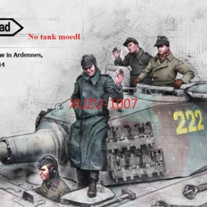 1/35 Resin Figuren Modell WWII German Tank Crew 4 Soldaten unbemalt ungebaut - Bild 1 von 3