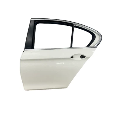 Carcasa de puerta trasera izquierda 11-16 BMW 528i 535i 550i LH blanca OEM Foto 1 de 4