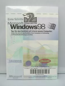 Microsoft Windows 98 - CD mit Handbuch - Deutsch - - Bild 1 von 1