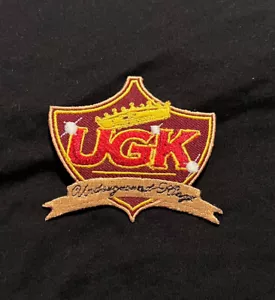 UGK Patch - Underground Kingz - Pimp C - Bun B - Houston hip hop - Ridin' Dirty - Picture 1 of 2