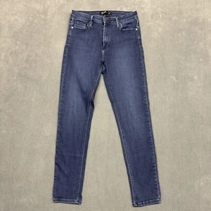 Just Black Made in USA Mid Rise Skinny Jeans Womens 29 Dark Wash Soft Stretch - Picture 1 of 9