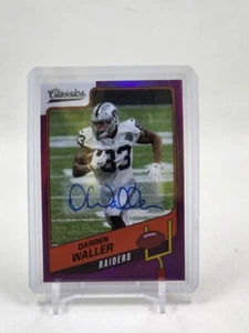 DARREN WALLER Raiders 2021 Panini Classics - AUTO - 09/25 - Bild 1 von 2