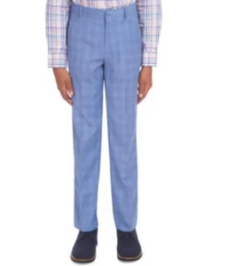 Tommy Hilfiger Boys' Flat-front Dress Pants in Blue Rush Boy SIZE 14 NEW NWT - Picture 1 of 1