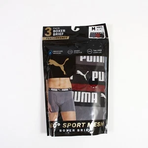 Paquete de 3 calzoncillos boxer Puma Performance para hombre talla M (32-34) - Imagen 1 de 3
