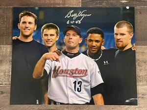Billy Wagner Hand SIGNED INSCRIPTION No Hit Date Houston Astros 8x10 NEW HOF - Picture 1 of 3