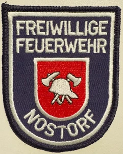 Distintivo patch volontari vigili del fuoco Nostorf Germania Germany nuovo - Foto 1 di 1