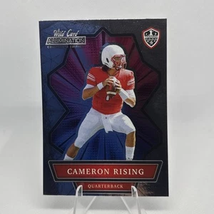 Wild Card Alumination NIL 2021 edición universitaria Cameron Rising #ANBC-9 azul - Imagen 1 de 2