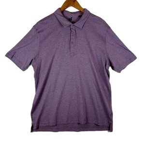 Raffi Men’s Purple Cotton Short Sleeve Polo Shirt XL - Picture 1 of 8