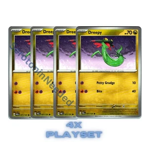 [4x Playset] Dreepy 71/131 [x4] [NON-HOLO] Prismatic Evolution - Pokemon TCG NM  - Picture 1 of 1