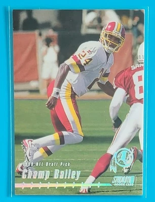 1999 Topps Stadium Club Rookie #153 Champ Bailey Washington Redskins Football  - Image 1 of 2