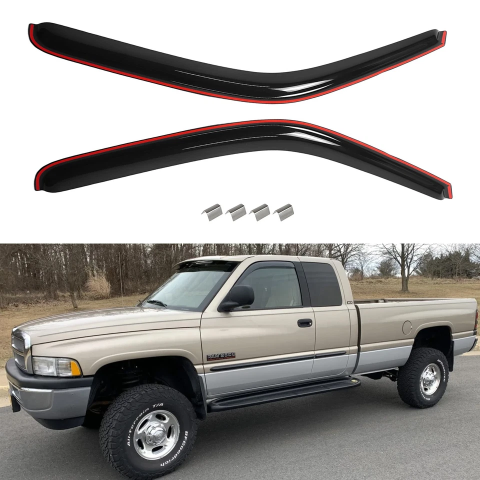 Deflector de ventilación de ventana en canal para Ram 1500/2500/3500 1994-2002 EE. UU. Foto 1 de 4