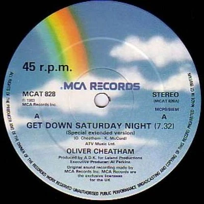 Oliver Cheatham Get Down Saturday Night 12" Single Vinyl Schallplatte 226 - Bild 1 von 3