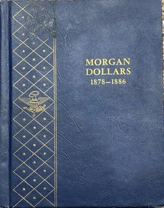 Whitman Morgan Dollars 1878-1886 Empty Album 4 Pages # 9427 Coin Folder Vintage - Picture 1 of 7