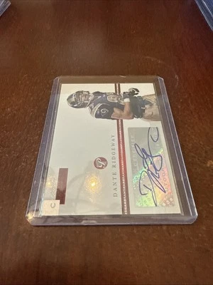 2005 Topps Pristine Personal Endorsements /1500 Dante Ridgeway Rookie Auto RC - Image 1 of 4