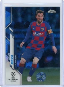 2019-20 Topps Chrome Sapphire Soccer Blue Ice Lionel Messi SP Barcelona - Picture 1 of 1