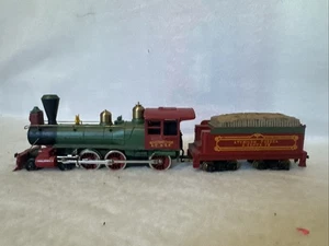 Tyco/ Mantua Ho Scale 4-6-0 Santa Fe Steam Locomotive For Train, Set Layout - Picture 1 of 7