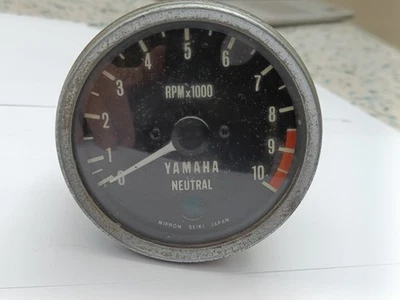 RELOJ YAMAHA RD250B RD350B REFRIGERADO POR AIRE CONTADOR DE REVOLUCIONES TACÓMETRO MEDIDOR RD250 RD350 Foto 1 de 4