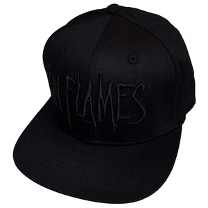 Gorra de béisbol In Flames negra con logotipo a presión talla única - Imagen 1 de 2