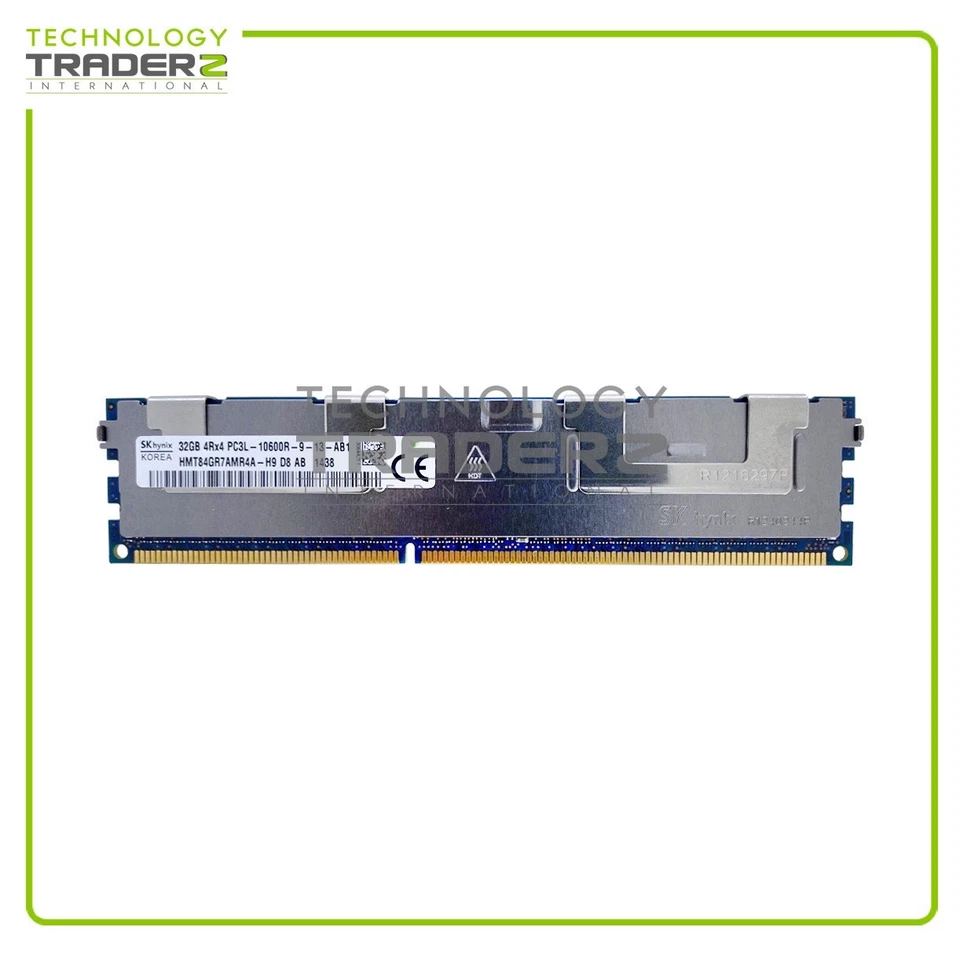 HMT84GR7AMR4A-H9 Hynix 32GB PC3-10600 DDR3-1333MHz ECC REG DIMM Quad Rank Memory - Image 1 of 1