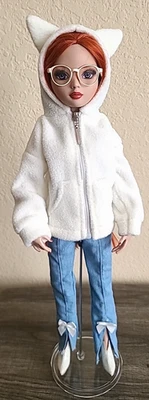 CREAM HOODED JACKET & PANTS ,BOOTS & GLASSES FOR TONNER ELLOWYNE & SIMILAR (N33) - Image 1 of 4