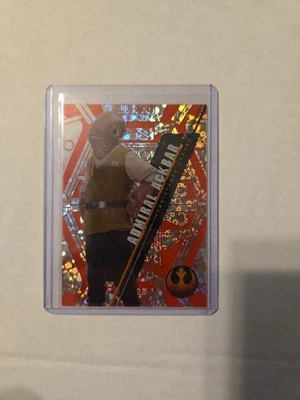 2016 TOPPS HIGH TEK STAR WARS #108 ADMIRAL ACKBAR  01/5 - Image 1 of 2