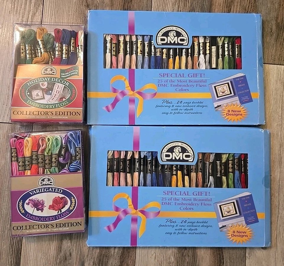 2 DMC Special Gift Pack & 2 Collectors Edition Varigated  Holiday  - Image 1 of 4