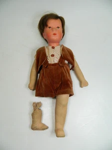 Alte  Käthe Kruse Puppe  sucht  Puppendoktor - Bild 1 von 16