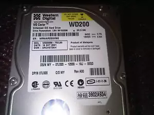 WD 20GB 2200 WD2200BB-75CLB0 DRCHET2AH Hard Drive - Picture 1 of 1