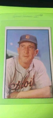 Bowman Color 1953 - #132 Fred Hutchinson Foto 1 de 2