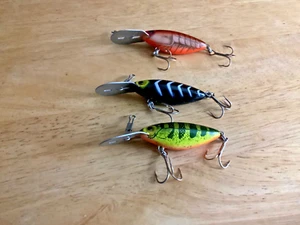 TRES (3) Aleta Fina Storm Pre Rapala Hot N Tot - Colores Surtidos - Imagen 1 de 4