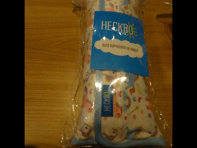 HECKBO Einhorn Auto Schlafkissen Reiseschlafkissen Gurtkissen Gurtschoner Kissen - Bild 1 von 2