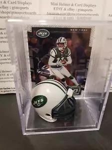 Robby Anderson New York Jets Mini Helm Karte Vitrine Shadowbox Autogramm - Bild 1 von 1