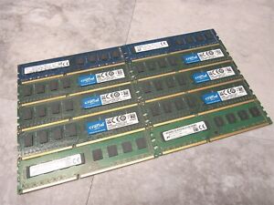 10 LOT 8GB PC3L-12800U DDR3L-1600MHz Low Voltage DESKTOP MEMORY RAM MIXED BRANDS