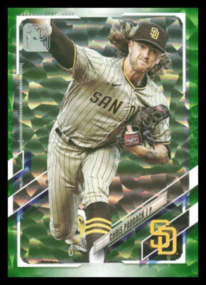 2021 Topps Chris Paddack #259 Green Foil #'d /499 San Diego Padres - Image 1 of 2