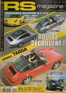 RS MAGAZIN 14 KENNZEICHENMAPPE 911 964 993 PORSCHE 944 S2 BOXSTER 2.7 & 3.2 911 S - Bild 1 von 2
