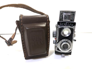 GemFlex Mini Camera Midget Occupied Japan w/ Case Showa Kokaku Seiki 1949 SPY - Bild 1 von 21