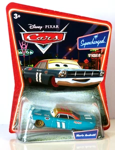 Disney Pixar Cars Supercargado Mario Andretti Nuevo en Paquete Nuevo - Imagen 1 de 5