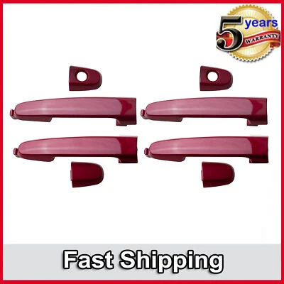 Manija de puerta exterior 3R3 roja juego de 4 piezas nueva para Pontiac Vibe 2003-2010 1,8 2,4 L Foto 1 de 4