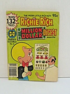 RICHIE RICH million dollar digest magazine #2 VG cond february 1981 - Imagen 1 de 2