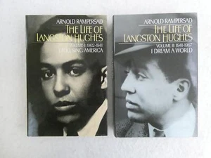 Arnold Rampersad THE LIFE OF LANGSTON HUGHES 1986 Oxford University 2 Vol. Set - Picture 1 of 5