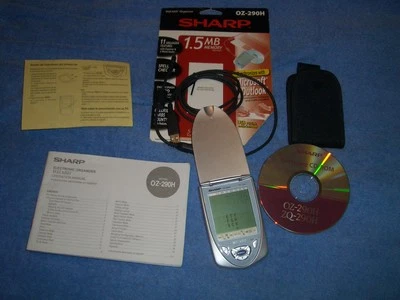 SHARP WIZARD ORGANIZER OZ-290H fresh batteries stylus case software and cord - Image 1 of 4