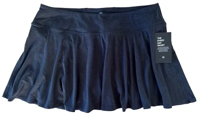 Etonic Women's Flared Space Dye Knit Skort Athletic Stretch Size XL Black - Image 1 of 4