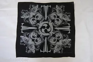 TRIVIUM T SKULLS LOGO BANDANA NEW OFFICIAL IN WAVES ASCENDANCY SHOGUN CRUSADE - Picture 1 of 3