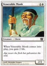 4x Venerable Monk MTG 8th Edition NM Magic Regular