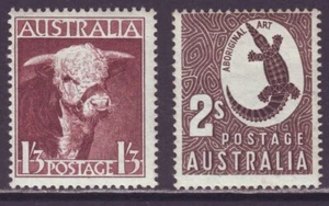 Australia 1948 SC 211-212 MH Set  - Picture 1 of 3