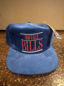 VTG RETRO Annco Professional Model NFL Buffalo Bills corduroy snapback hat NEW - Picture 1 of 10