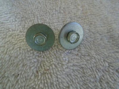 (1) VINTAGE SLINGERLAND LONG LUG MOUNTING SCREW SET 5/16" HEAD-NICE! - Image 1 of 3